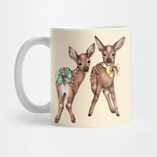 Red Deer Fawns Mug